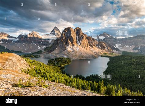 Mount Assiniboine And Mount Sunburst Mount Assiniboine Provincial Park