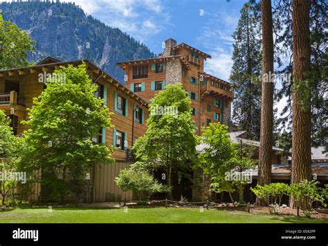 The Front Of The Ahwahnee Hotel Yosemite Valley Yosemite National