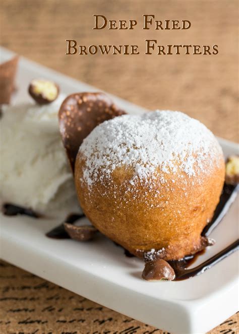 Deep Fried Brownie Fritters Overtime Cook Recipe Fair Food