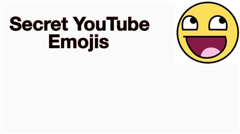 All The Secret Youtube Emojis Youtube