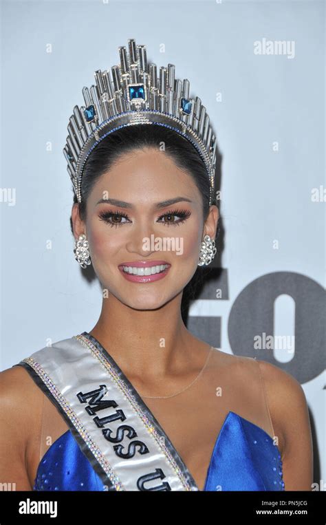 Miss Universe 2015 Winner Pia Alonzo Wurtzbach Of The Philippines Backstage At The 64th Annual