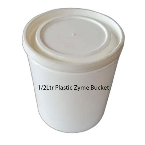 White Ltr Plastic Zyme Bucket At Best Price In Kolkata Aditi Plastics Private Limited