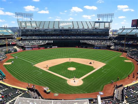 Oakland Athletics Ringcentral Coliseum Guide Baseball Tripper