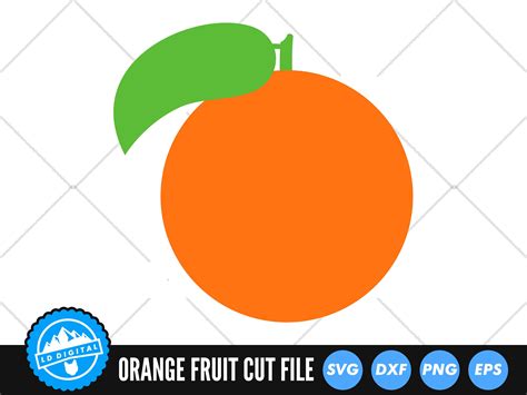 Craft Supplies And Tools Fruit Orange Svg Png Clipart Cutfile Scrapbooking Pe