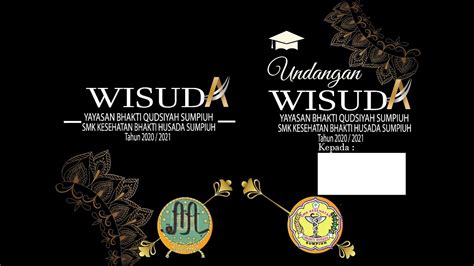 Free Template Undangan Wisuda Cdr X7 Graduation Invitation Undangan