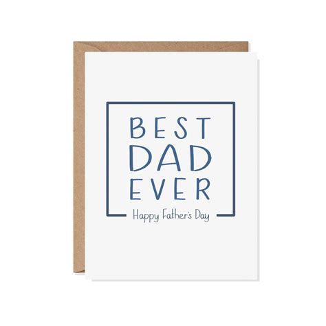 Best Dad Ever Father S Day Card