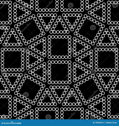 Vector Hipster Abstract Geometry Pattern Square Black And White