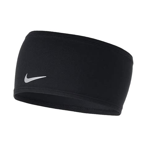 Nike Dri Fit Swoosh Headband Blacksilver The Running Outlet