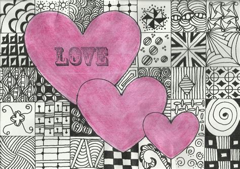 Knitting II: Love Zentangle