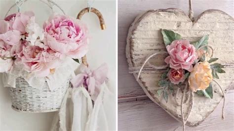 There's something very romantic about these flower pots. DIY Shabby Chic style flower decor Ideas 2017