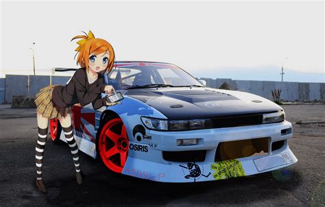Jdm Cars Wallpaper 4k Anime 4k Honda Civic Jdm Side Anime Aerography