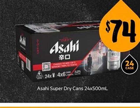 Asahi Super Dry Offer At First Choice Liquor