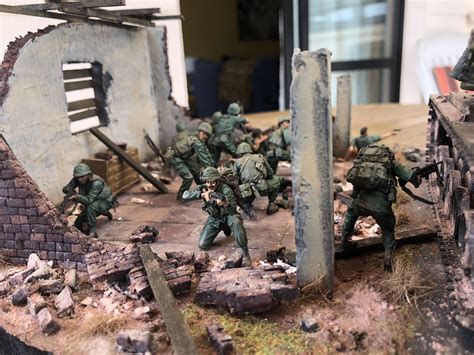 Plastic Soldier Diorama Ideas Military Diorama Military Modelling