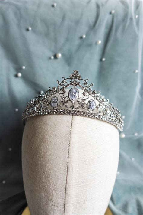 Savannah Classic Bridal Crown Wedding Tiara Wedding Etsy