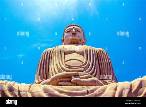 Giant Buddha In Bodhgaya Bihar India Stock Photo Alamy