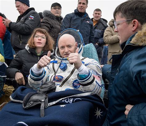 Astronaut Scott Kelly Returns To Earth After 340 Days In Space
