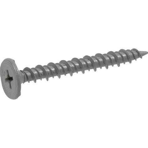 Grabber 8 X 1 14 In Ceramic Phillips Drive Cement Board Screws 1 Lb