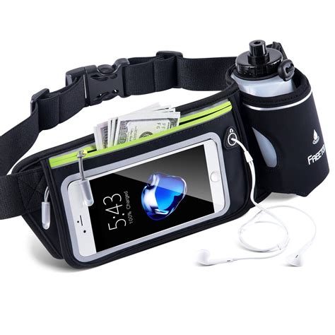 Freetoo Hydration Running Belt With Water Bottle 1x Bpa Free 10oz