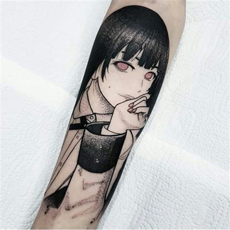 Stunning Yumeko Jabami Tattoo Design