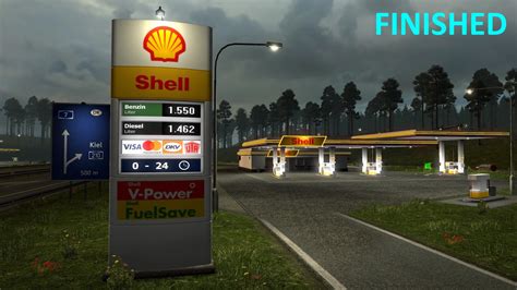 Real European Gas Stations Reloaded V132 140 141 Ets2 Mods