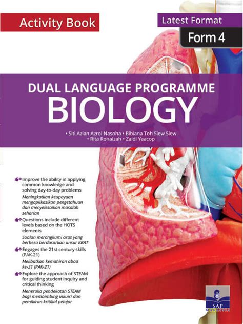 Program dwibahasa atau dual language programme (dlp) adalah satu program di bawah dasar memartabatkan bahasa malaysia memperkukuhkan bahasa inggeris (mbmmbi). Dual Language Programme Biology Form 4 - SAP Publications ...