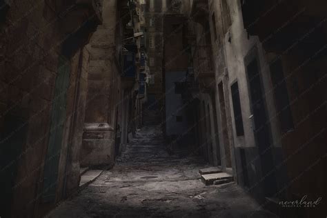 Dark Alley Background For Photography Composite Instant Download Etsy
