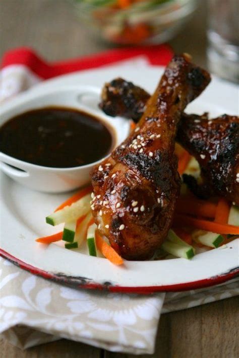 Cut the chicken wings into three sections; Sticky Chicken Drumsticks | Recipe | Asian bbq, Food, Food recipes
