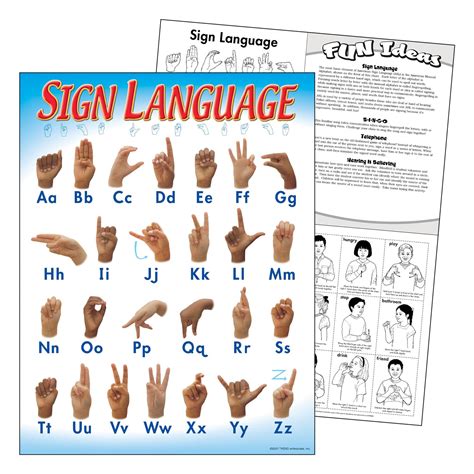 Learning Chart Sign Language T38039 — Trend Enterprises Inc