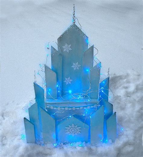 Learn How To Make My Version Elsas Ice Castle Inspired By The Movie