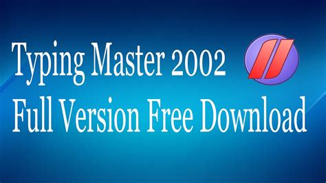 The typingmaster pro 10.1.1.849 demo is available to all software users as a free download with potential restrictions and is not necessarily the full version of this. Typing Master 2002 free download
