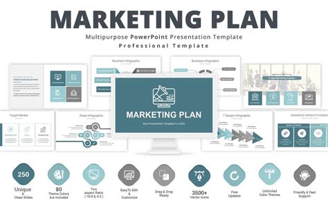 Marketing Plan Powerpoint Template 95309 Templatemonster