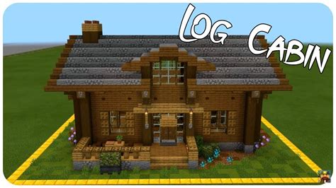 How To Log Cabin In Minecraft Survival Friendly Minecraft Log Cabin