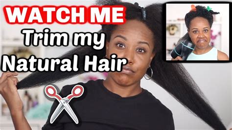 HOW TO DO MAINTENANCE TRIMS WITHOUT CHOPPING ALL YOUR HAIR OFF YouTube