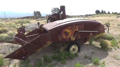 Neat Old Deserted Antique Farm Implements In Rural Pahrump Nv Rural