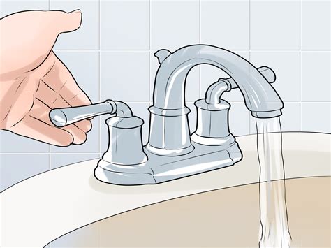 Drains water inductively by ir, reducing touch pollution. How to Replace a Bathroom Faucet: 14 Steps (with Pictures)