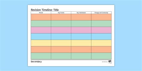 It was made for attorneys who need to present a timeline showing clearly the events and circumstances of their case. GCSE Editable Revision Timeline - exam skills, ks4, ks3