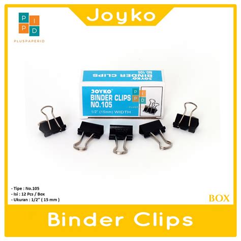Jual Pack Binder Clip No Joyko Indonesia Shopee Indonesia
