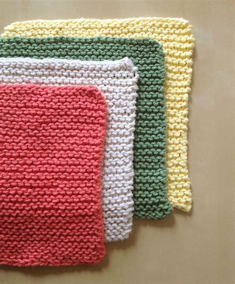 Learning To Knit And Diy Quick Knit Dish Cloths Diy Knitting Quick