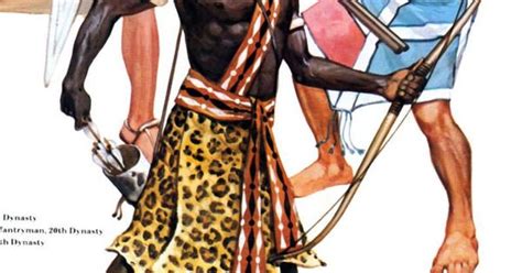 illustration of a nubian archer of the kingdom of kush afrikan east africa pinterest