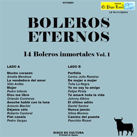 Leyendas De La Música Tropical Boleros Eternos Vol 1