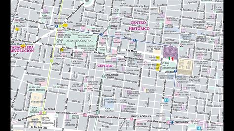 Mapa De Cdmx De Centro Ciudad De México Youtube