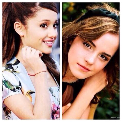 Comparedcelebs On Twitter Ariana Grande Vs Emma Watson Retweet For Ariana Fav For Emma