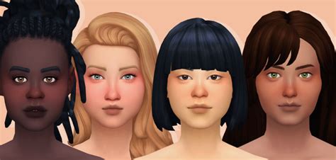 ⋄ ･ﾟprecious Blush A Full Body Blush ﾟ･ ⋄ The Sims 4 Skin New