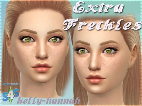 The Sims Resource 6 Extra Freckles Non Default Extra Skin Details