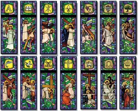 Stained Glass And Stations Of The Cross Religion Clare Of Assisi