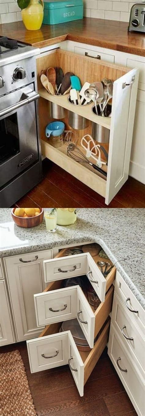 24 Clever Small Kitchen Storage Ideas And Hacks Easy In 2023 Kitchen