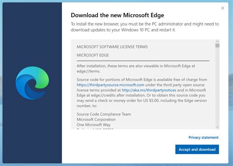 Installing The Newest Edge Browser