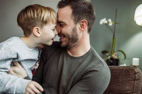 Father And Son Love Spending Weekends Together Stock Photo Download