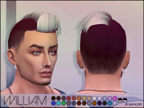 The Sims Resource Mathcope William Hair