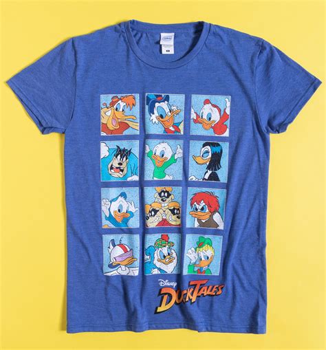 Blue Ducktales Squares T Shirt